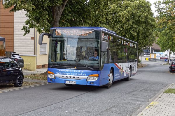 Foto Bus im Auftrag des Landkreis Fürth